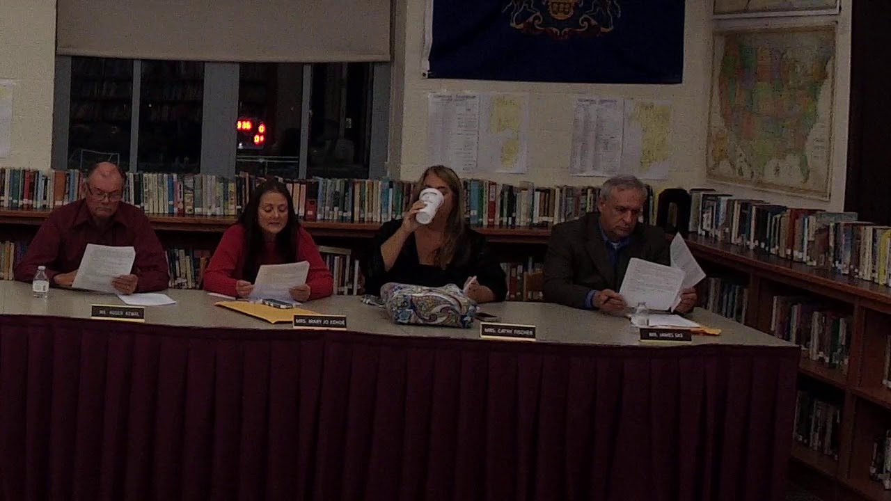 Ambridge School Board Meet And Discuss Meeting 1092019
