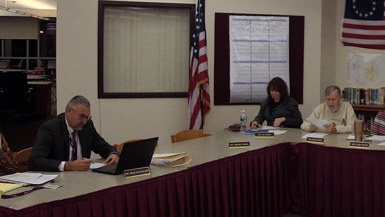 Ambridge School Board Meet and Discuss Meeting 11132019