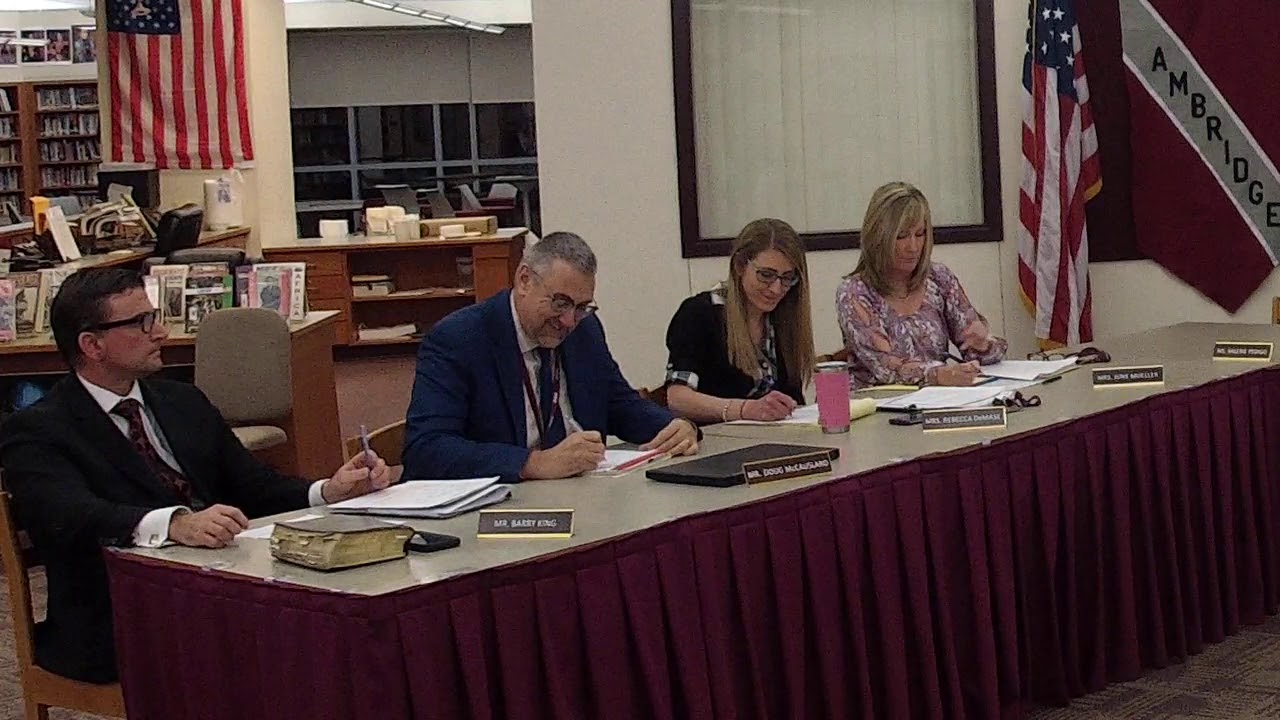 Ambridge Area School Board Voting Meeting 2122020